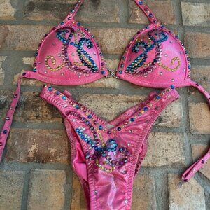 Figure Physique Bodybuilding Contest NPC Competition Posing Practice Suit